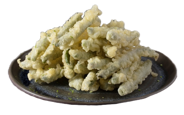 Crispy grean bean tempura