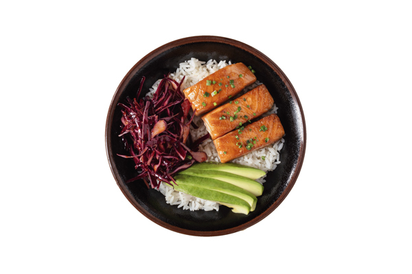 Teriyaki Somon Bowl